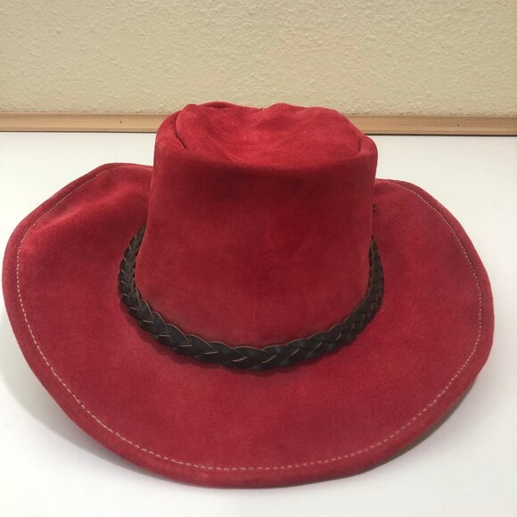 Australian Leather Blanctete Leather Walkabout Vintage Red Rare Retro - Picture 1 of 10
